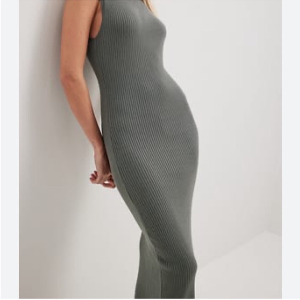 ZARA RIBBED MAXI DRESS